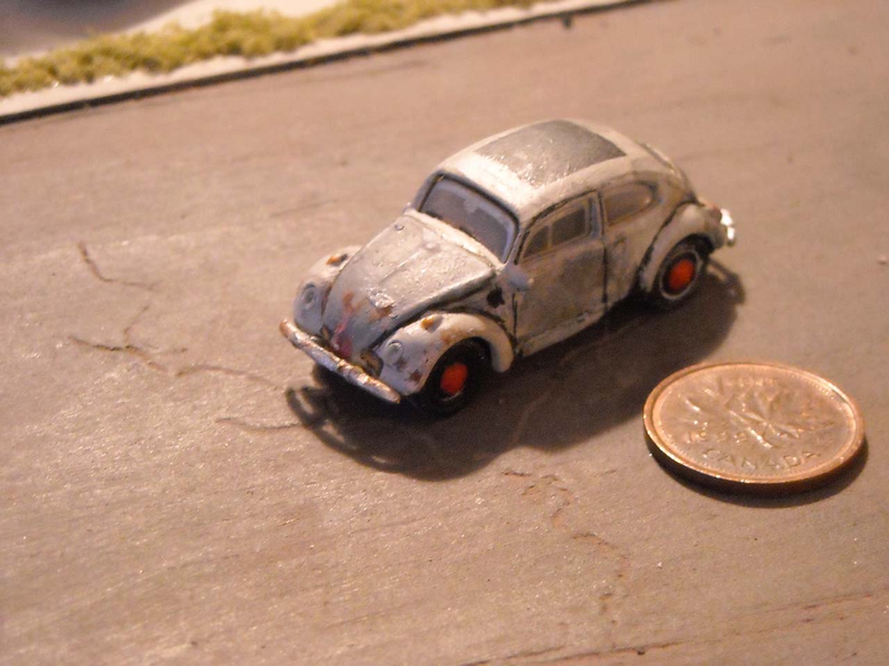 Illustration for article titled Crazed Modelmaker Makes Tiny-Scale Model Of Murilee's First-Ever Hell Project